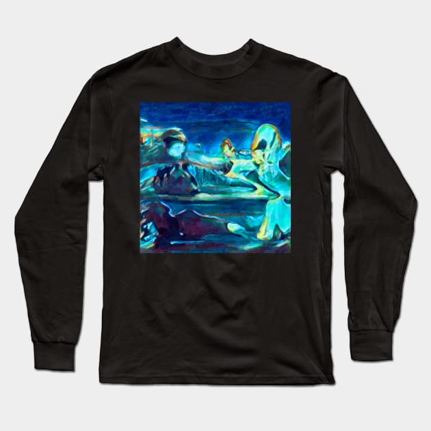 Dreamscape Long Sleeve T-Shirt by jillnightingale